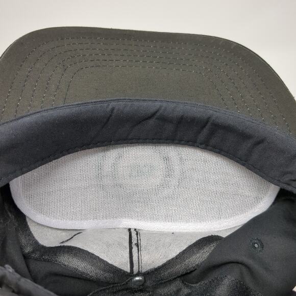 '95 Familian Northwest Streamline 5 Panel Cap Black One Size Adjustable d&D - Picture 8 of 9